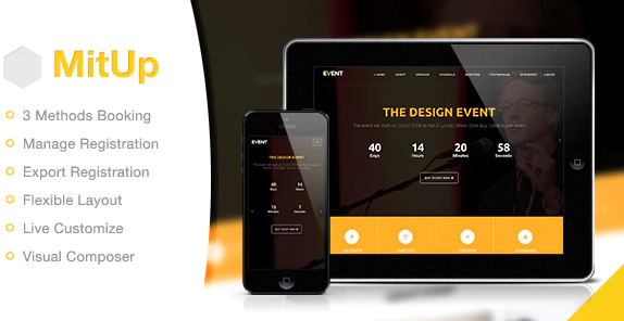 MitUp - Event & Conference WordPress Theme