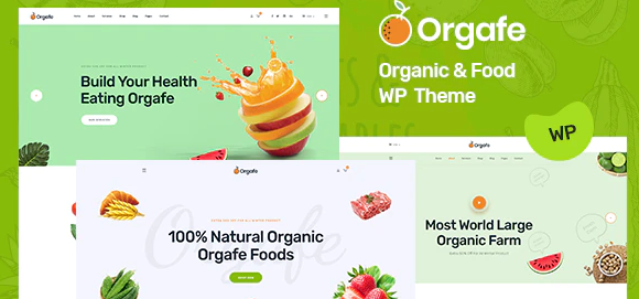Orgafe - Organic Food WordPress Theme