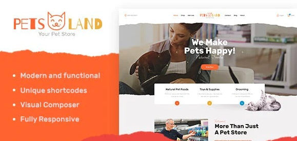 Pets Land | Domestic Animals Shop & Veterinary WP