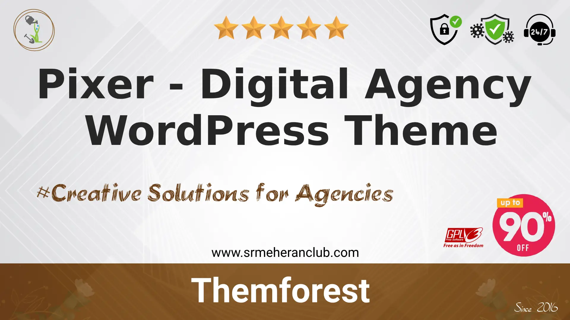 Pixer – Digital Agency WordPress Theme — Theme by Themeforest