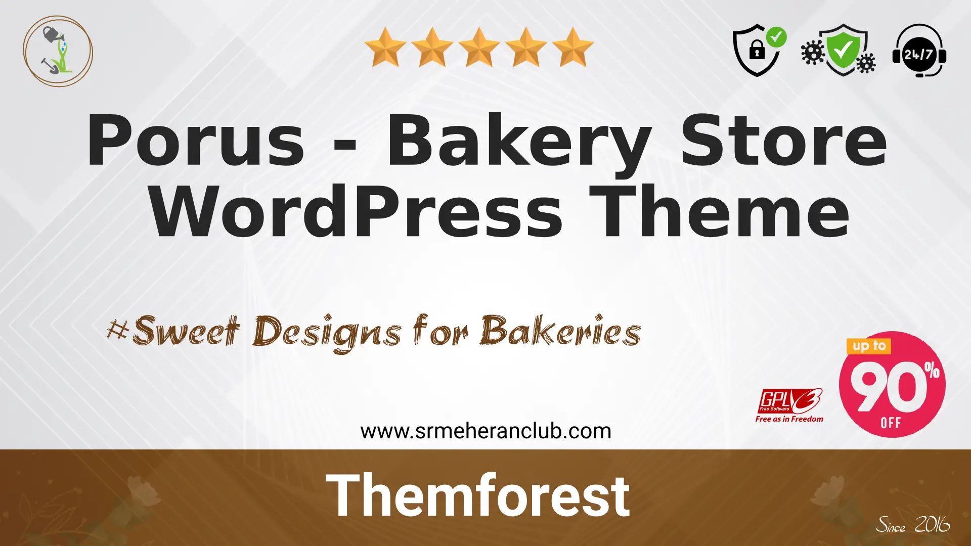 Porus – Bakery Store WordPress Theme — Theme by Themeforest