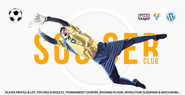 Soccer Club - Football Team WordPress Theme
