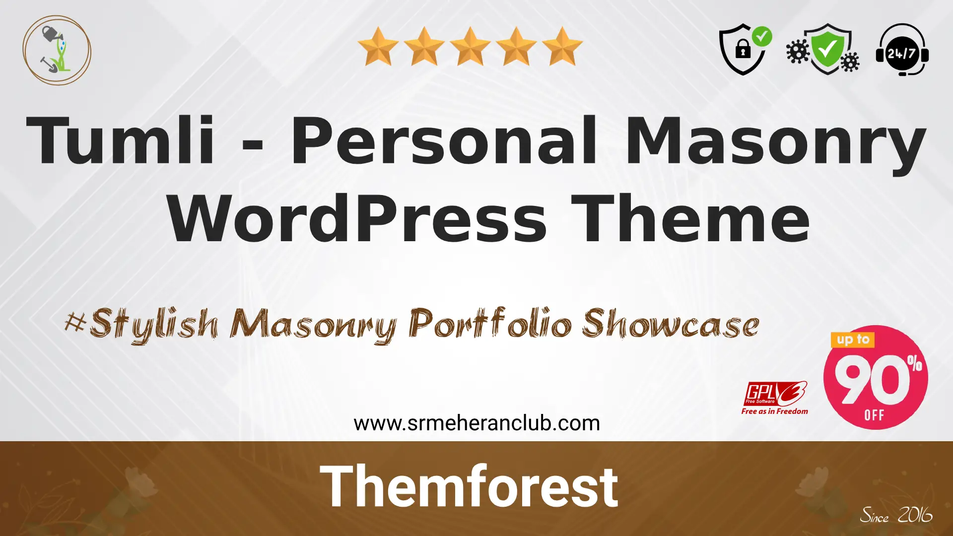 Tumli – Personal Masonry WordPress Theme — Theme by Themeforest