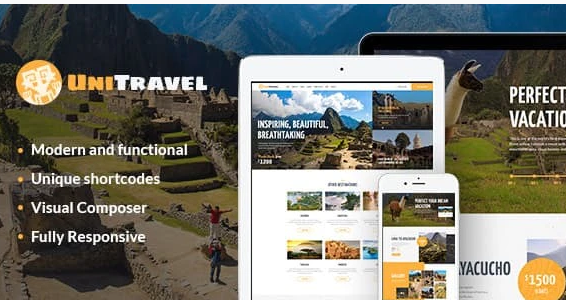 Product Image - UniTravel | Travel Agency & Tourism Bureau WP 1.4.0