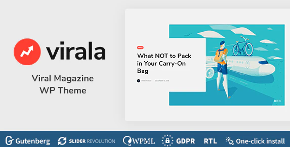Virala - Viral Magazine WordPress Theme