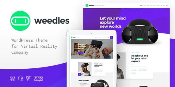 Weedles | Virtual Reality Landing Page & Store WP