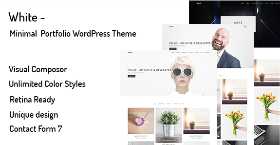 White – Minimal Portfolio WordPress Theme