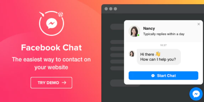 Product Image - Elfsight Facebook Chat 1.2.1