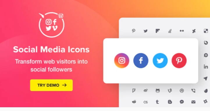 Elfsight Social Icons