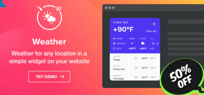 Elfsight Weather