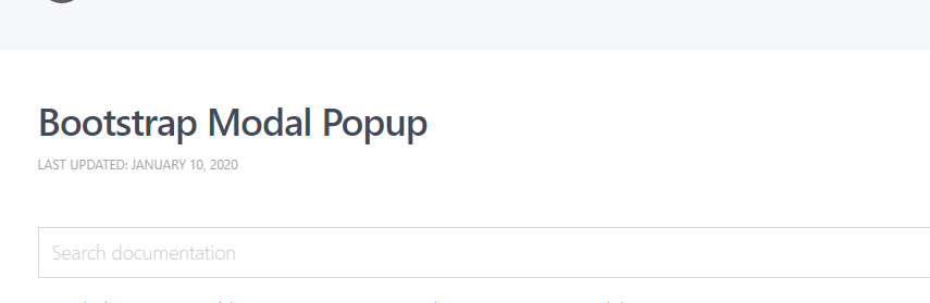 Formidable Bootstrap Modal