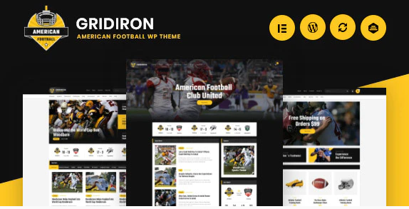 Gridiron | American Football & NFL Team WordPress