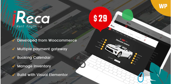 Product Image - Ireca – Car Rental Boat, Bike, Vehicle, Calendar WordPress Theme 1.7.4 Product Image - Ireca – Car Rental Boat, Bike, Vehicle, Calendar WordPress Theme 1.7.4