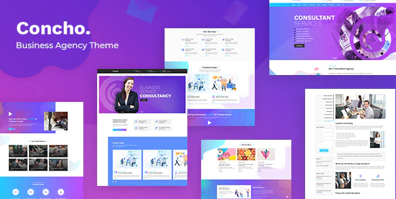 Concho - Consulting Service WordPress Theme
