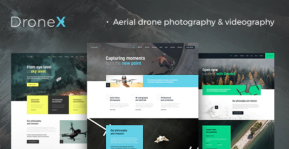 DroneX | Aerial Photography & Videography WordPress Theme