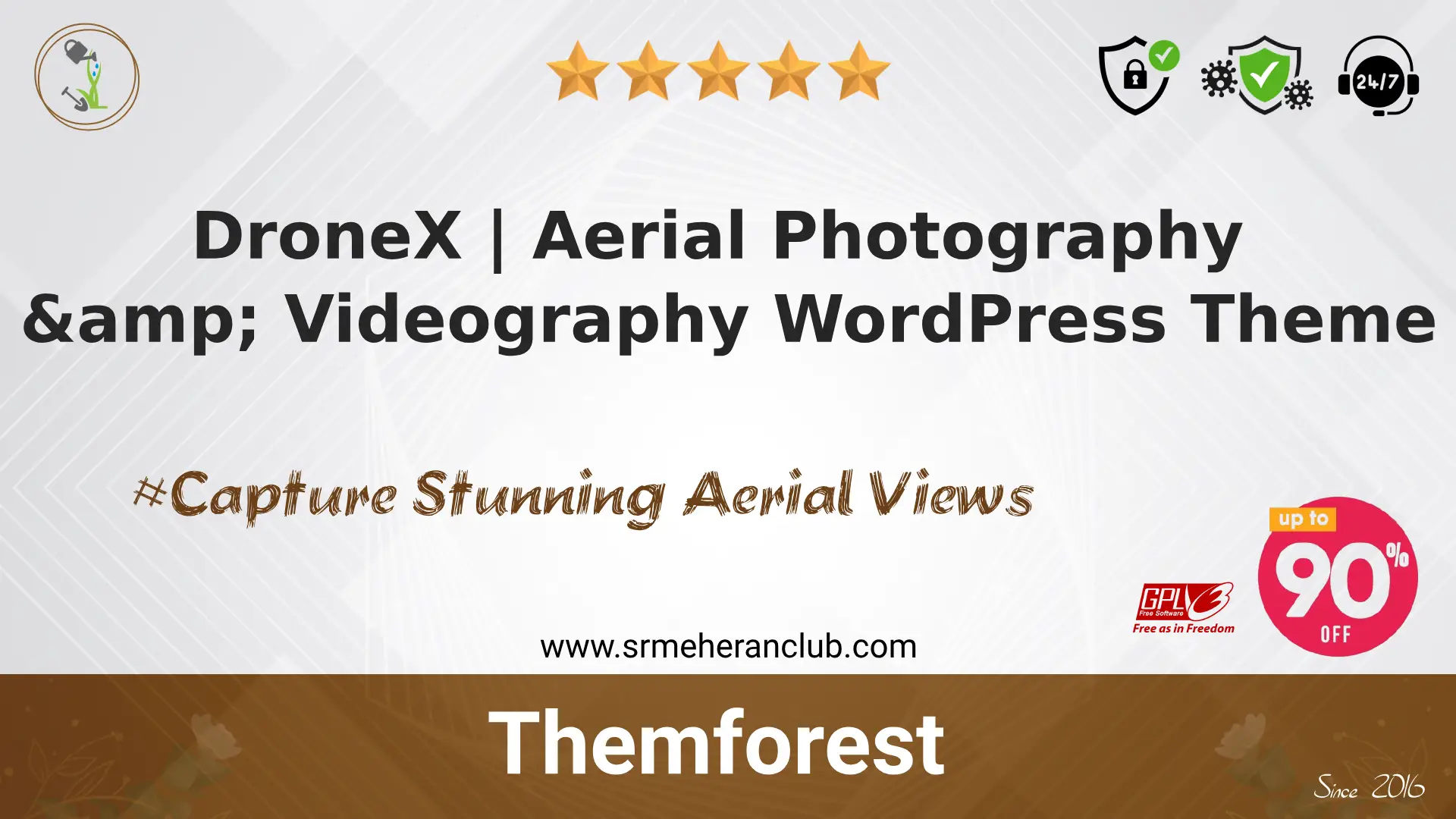DroneX | Aerial Photography & Videography WordPress Theme — Theme by Themeforest
