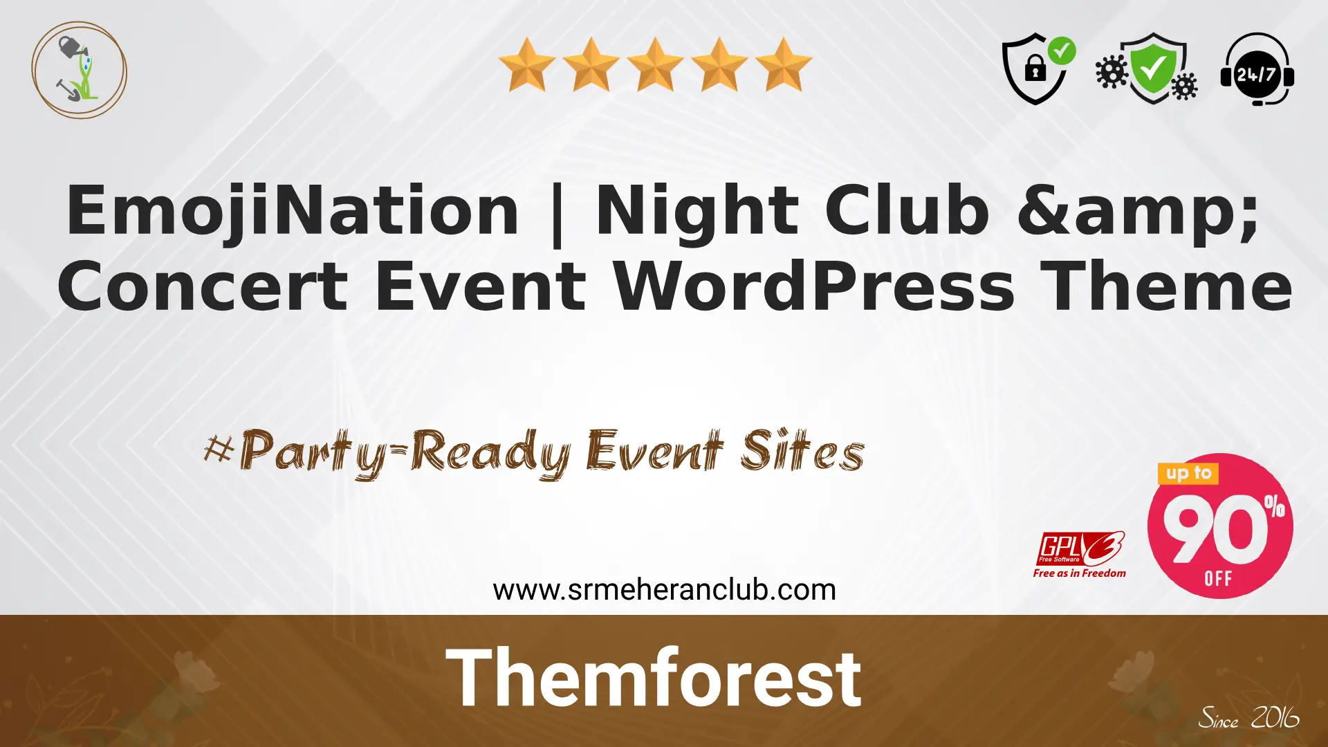 EmojiNation | Night Club & Concert Event WordPress Theme — Theme by Themeforest