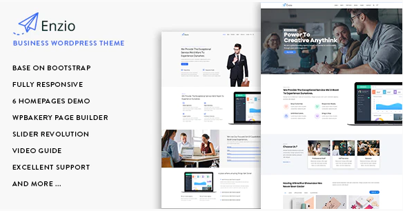 Enzio - Responsive Business WordPress Theme
