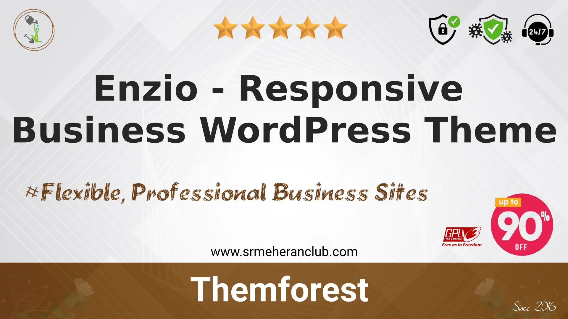 Enzio – Responsive Business WordPress Theme — Theme by Themeforest