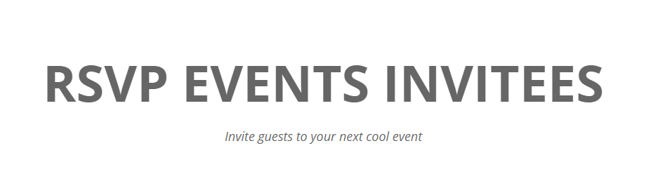 EventON – RSVP Events Invitees