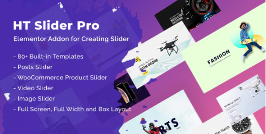 HT Slider Pro For Elementor