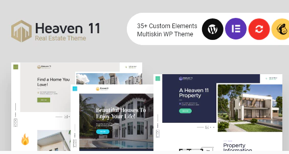 Product Image - Heaven11 | Property & Apartment Real Estate WordPress Theme 1.0.4