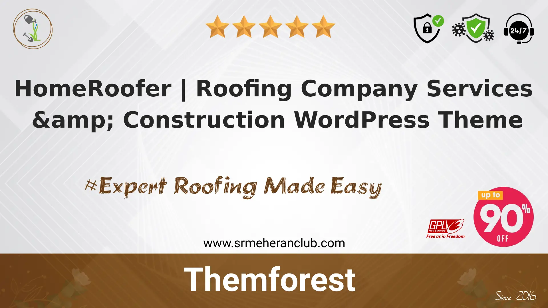 HomeRoofer | Roofing Company Services & Construction WordPress Theme — Theme by Themeforest