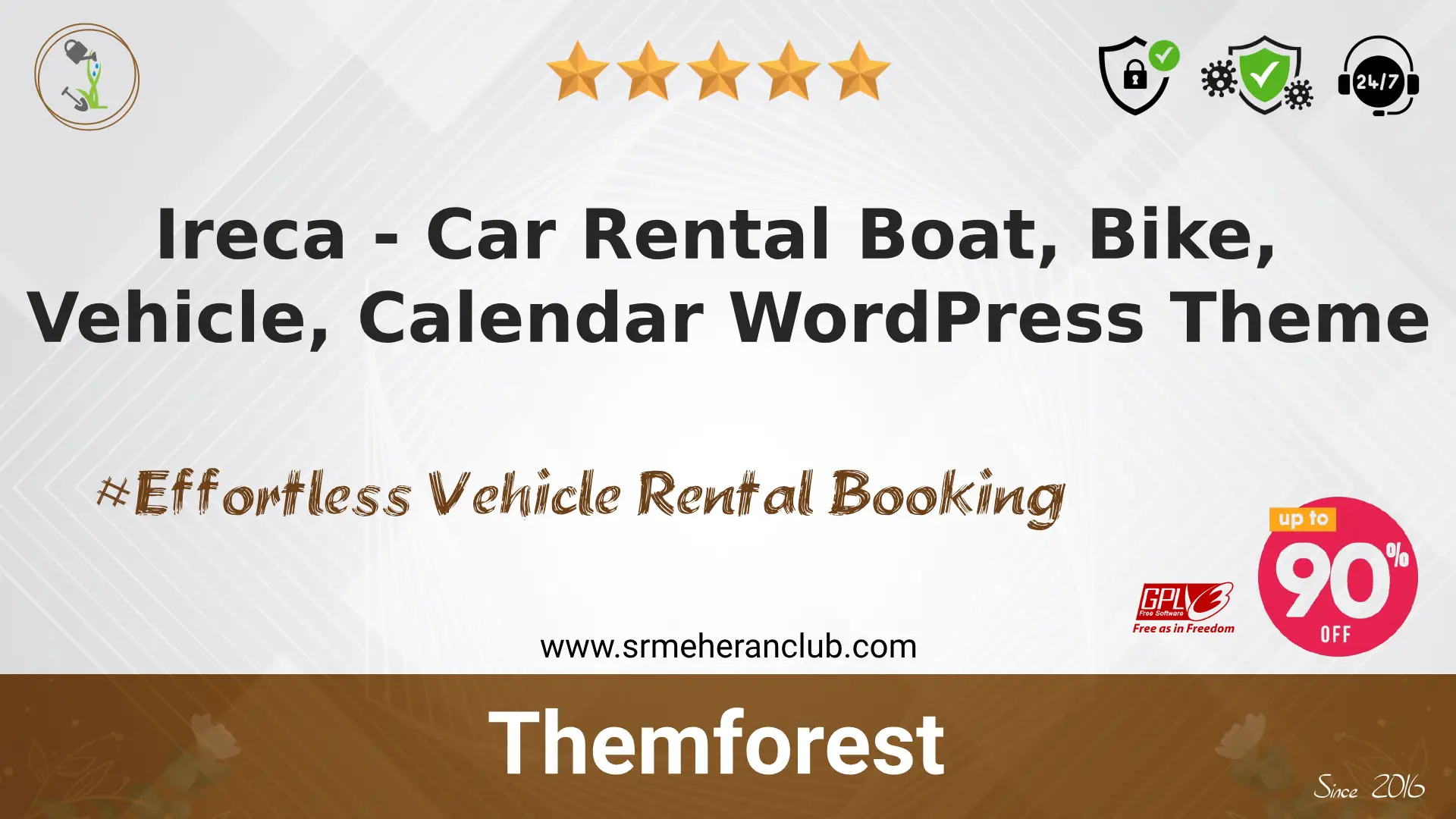 Ireca – Car Rental Boat, Bike, Vehicle, Calendar WordPress Theme — Theme by Themeforest