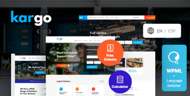 Kargo | Logistics & Transportation WordPress Theme