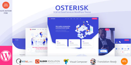 Product Image - Osterisk: VOIP & Cloud Services WordPress Theme 3.0