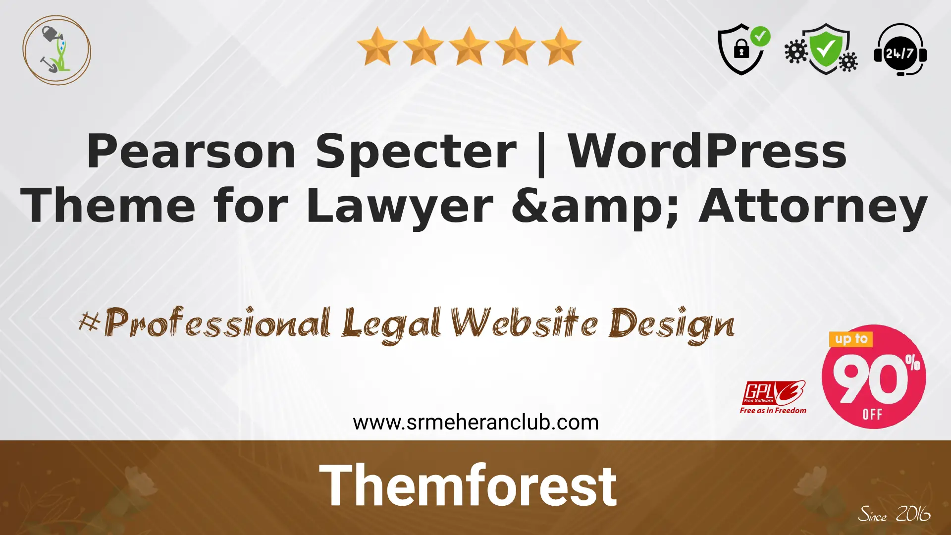 Pearson Specter | WordPress Theme for Lawyer & Attorney — Theme by Themeforest