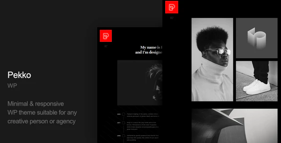 Pekko - Minimal Dark WordPress Theme