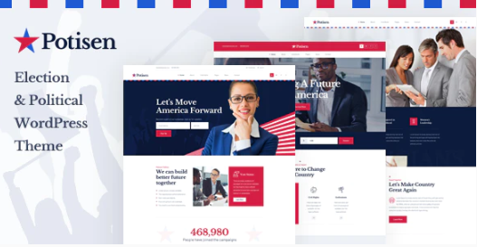 Potisen - Election & Political WordPress Theme