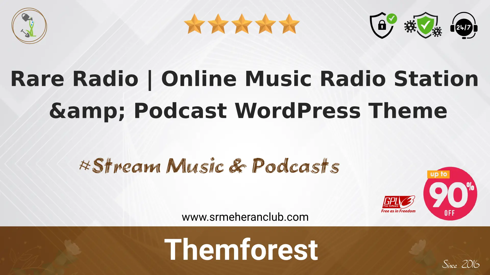 Rare Radio | Online Music Radio Station & Podcast WordPress Theme — Theme by Themeforest