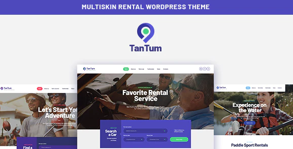 Product Image - TanTum | Car, Scooter, Boat & Bike Rental Services WordPress Theme 1.1.11