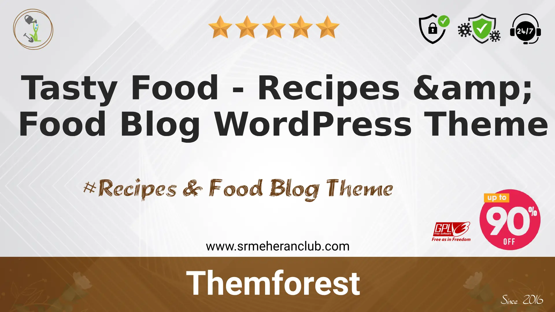 Tasty Food – Recipes & Food Blog WordPress Theme
