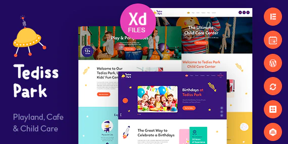 Tediss | Play Area & Child Care Center WordPress Theme