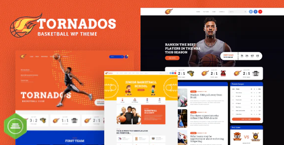 Tornados | Basketball NBA Team WordPress Theme
