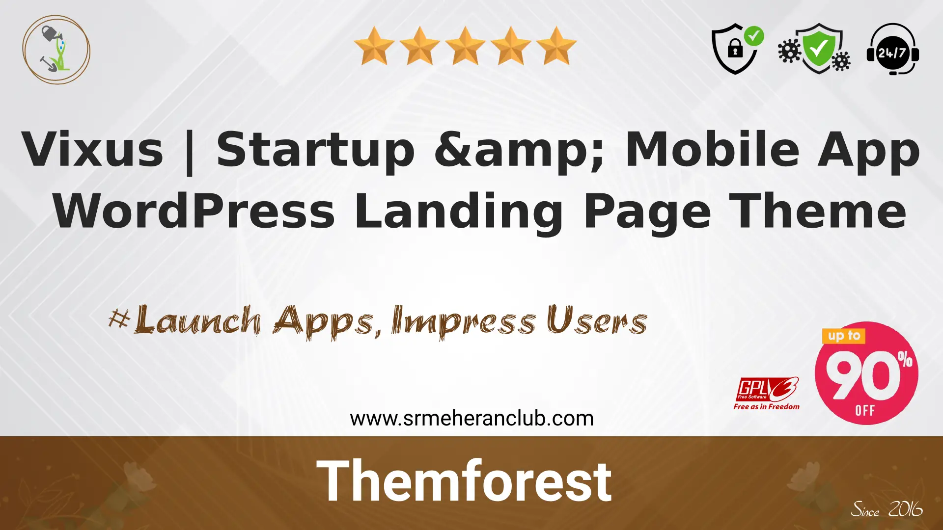 Vixus | Startup & Mobile App WordPress Landing Page Theme — Theme by Themeforest