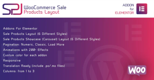 WooCommerce Sale Products Layout for Elementor