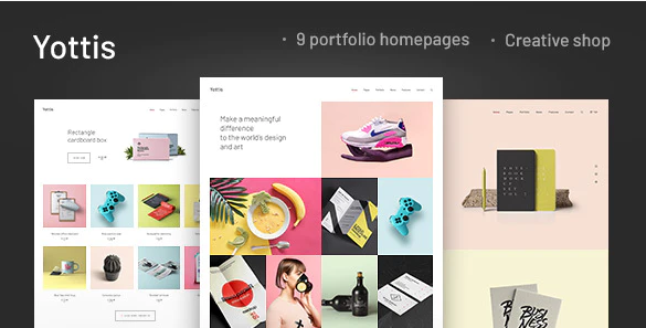 Yottis | Personal Creative Portfolio WordPress Theme + Store