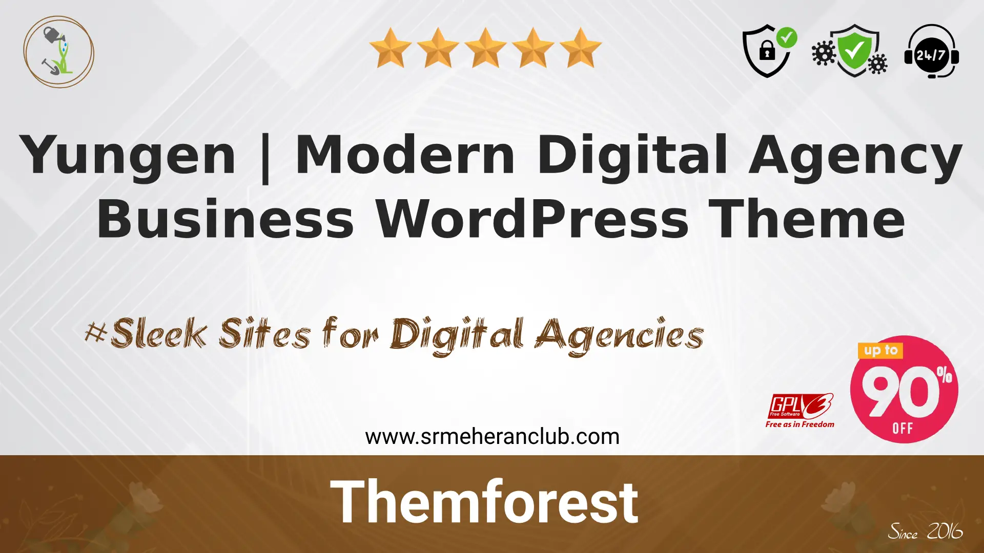 Yungen | Modern Digital Agency Business WordPress Theme — Theme by Themeforest