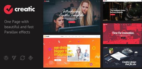 Creatic - One Page Parallax WordPress