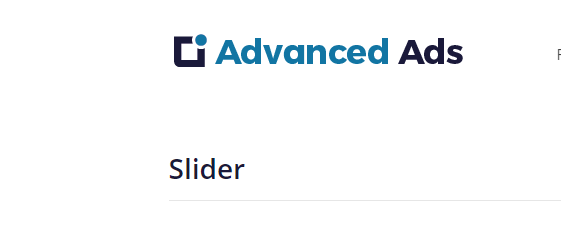 Advanced Ads: Slider