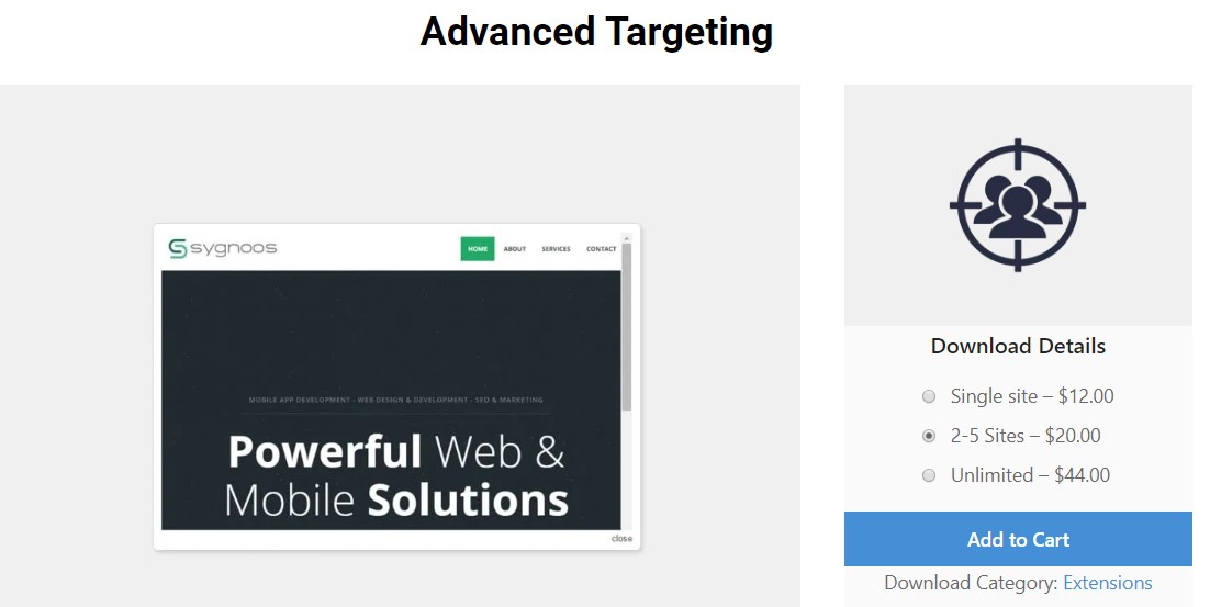 Popup Builder Advanced Targeting