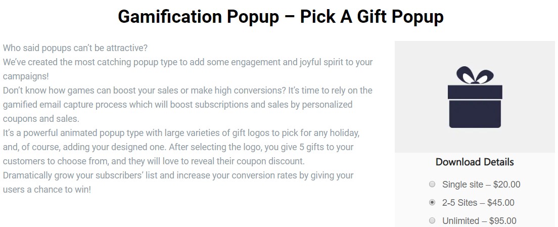 Popup Builder Gamification