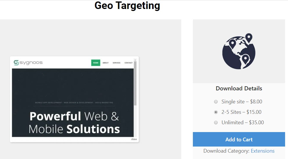 Popup Builder Geo Targeting