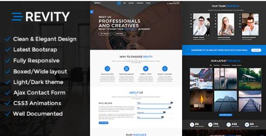 Revity - OnePage Parallax
