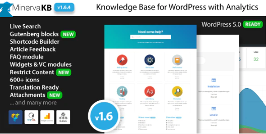 MinervaKB Knowledge Base for WordPress with Analytics