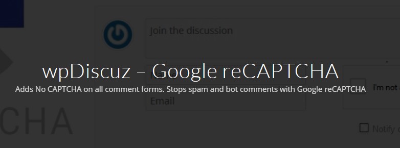 WpDiscuz – Google ReCAPTCHA